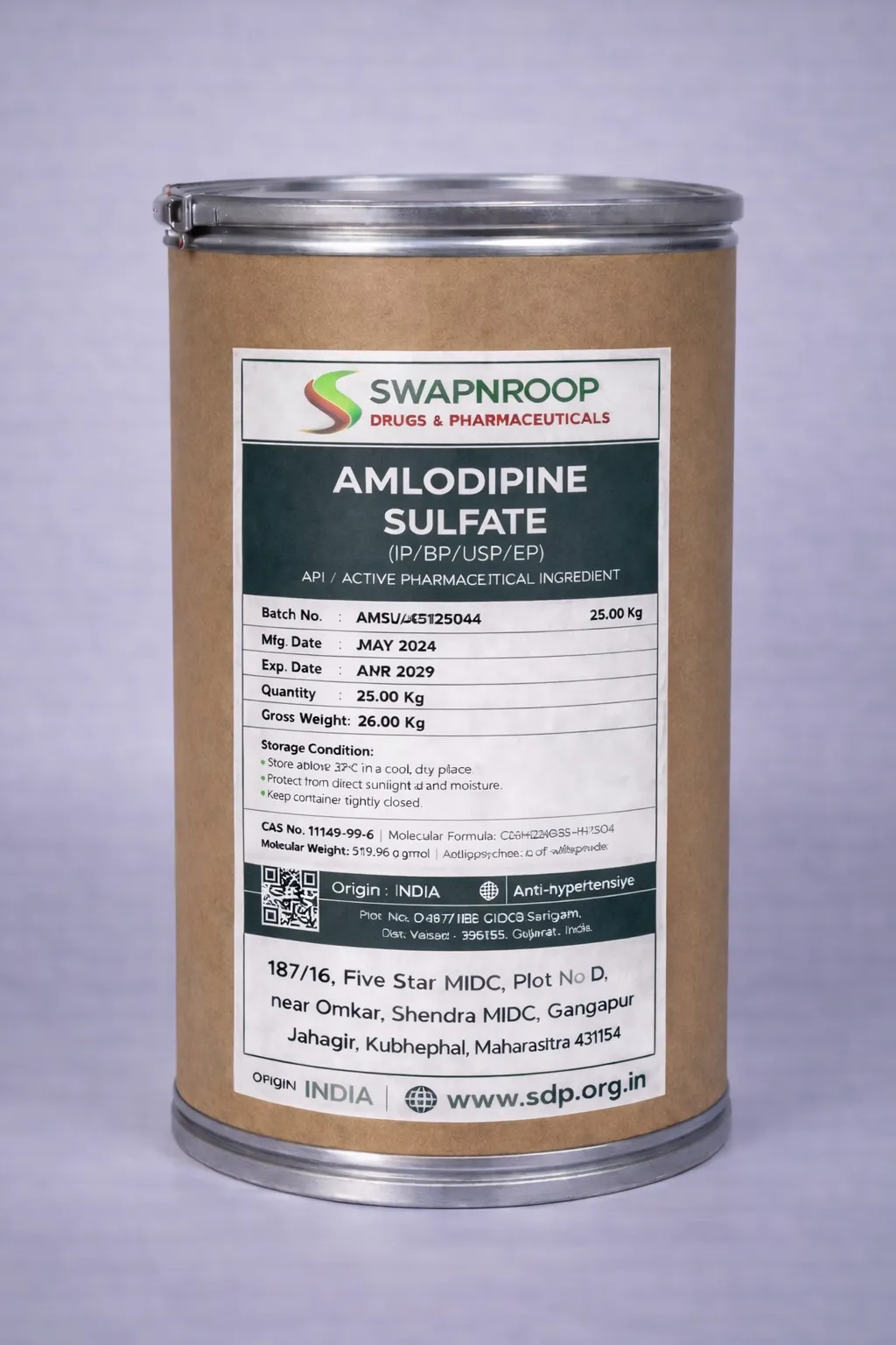 Amlodipine Sulfate API